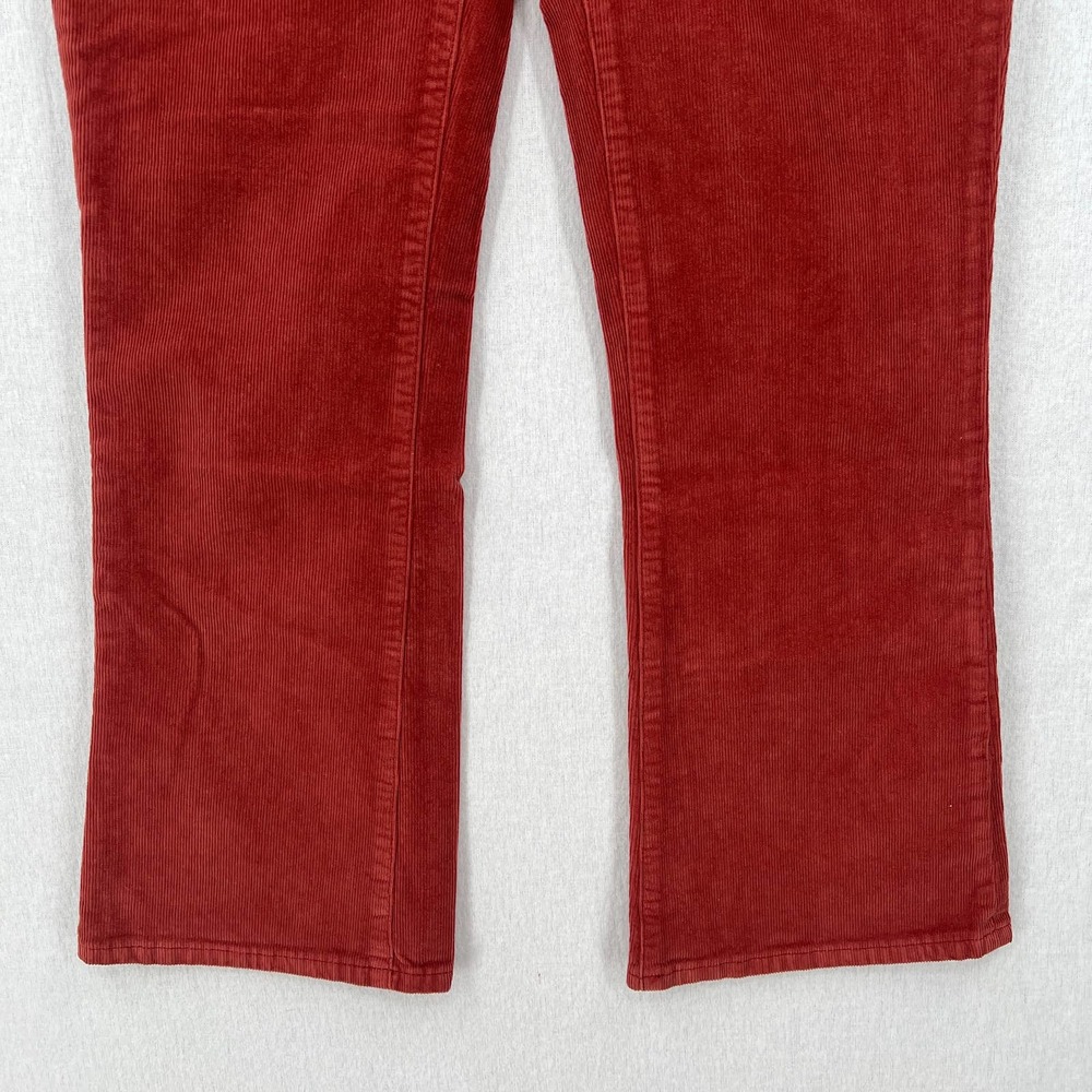 MADEWELL Pants Womens 27 Rust Cali Demi Boot Jeans Corduroy Button Front Edition - Picture 7 of 16